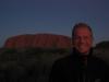 Alex, Sunset and Ayers Rock