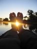 PampaSunset and my feet, ouaiii cool