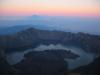Sunrise on Rinjani summit 3700m