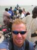Alex on pirogue